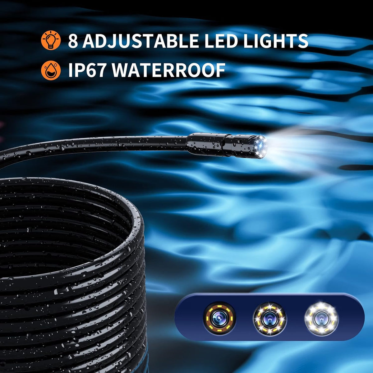 Endoscope Camera with Light