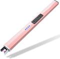 FUKKUDA Electric Candle Lighter – USB Rechargeable Flameless Plasma Arc, Rose Gold