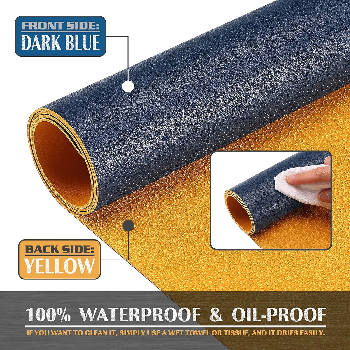 KNODEL Large Non-Slip Desk Pad & Mouse Pad