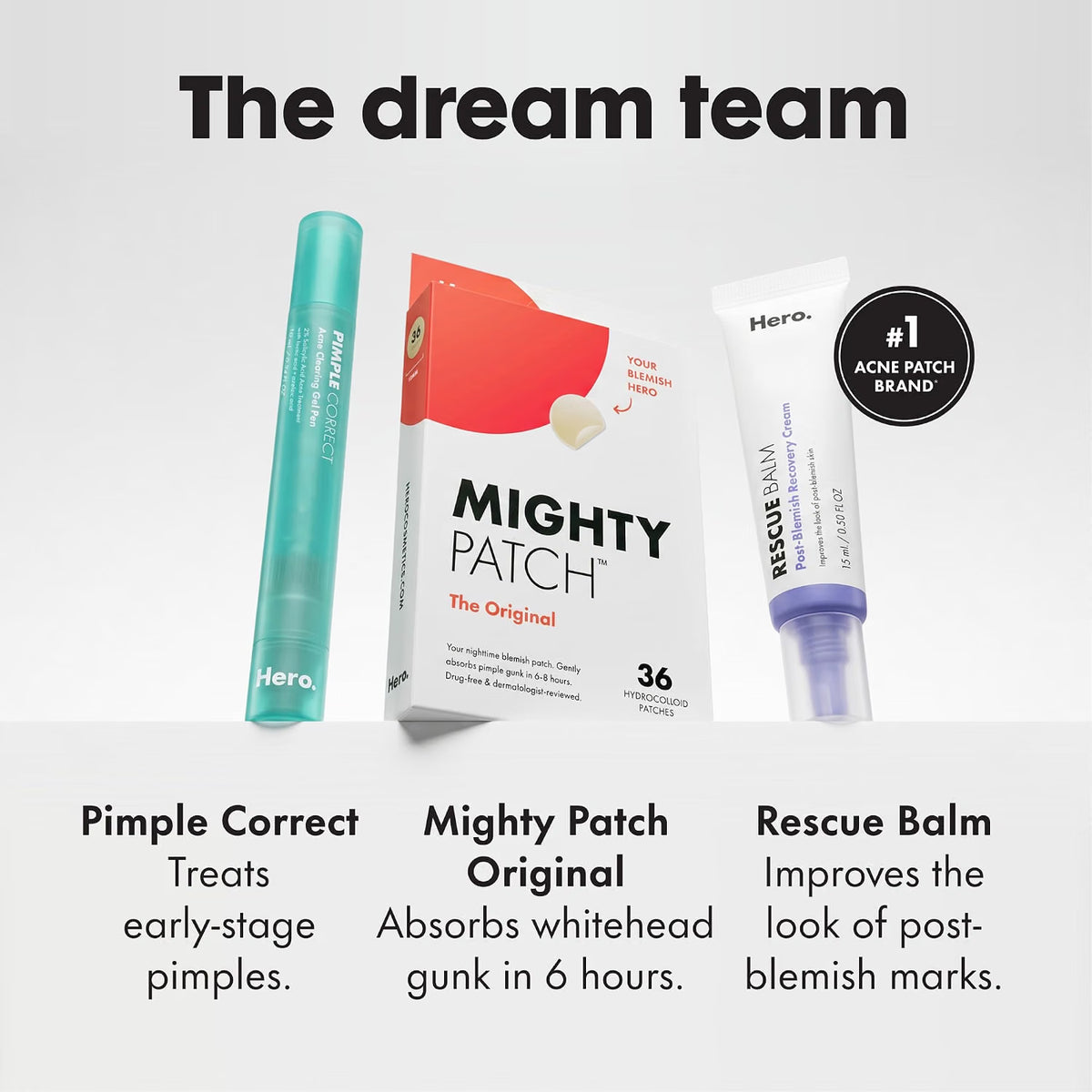 Mighty Patch Original – Hydrocolloid Acne Patches