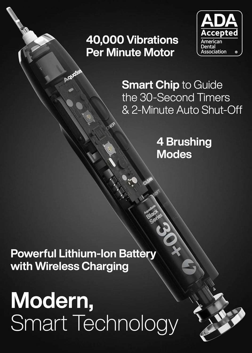 AquaSonic Ultra Whitening Electric Toothbrush