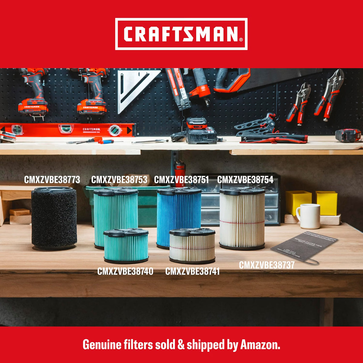 CRAFTSMAN Heavy-Duty Wet/Dry Vac with Attachments
